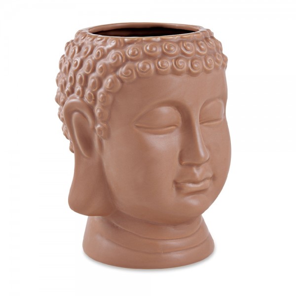 Vaso Buda Terracota em Cerâmica 