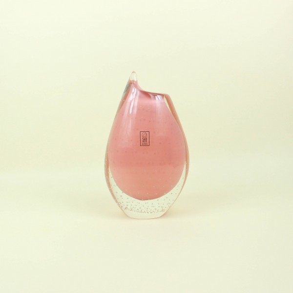 Vaso Rose Quartz Mini em Cristal Murano